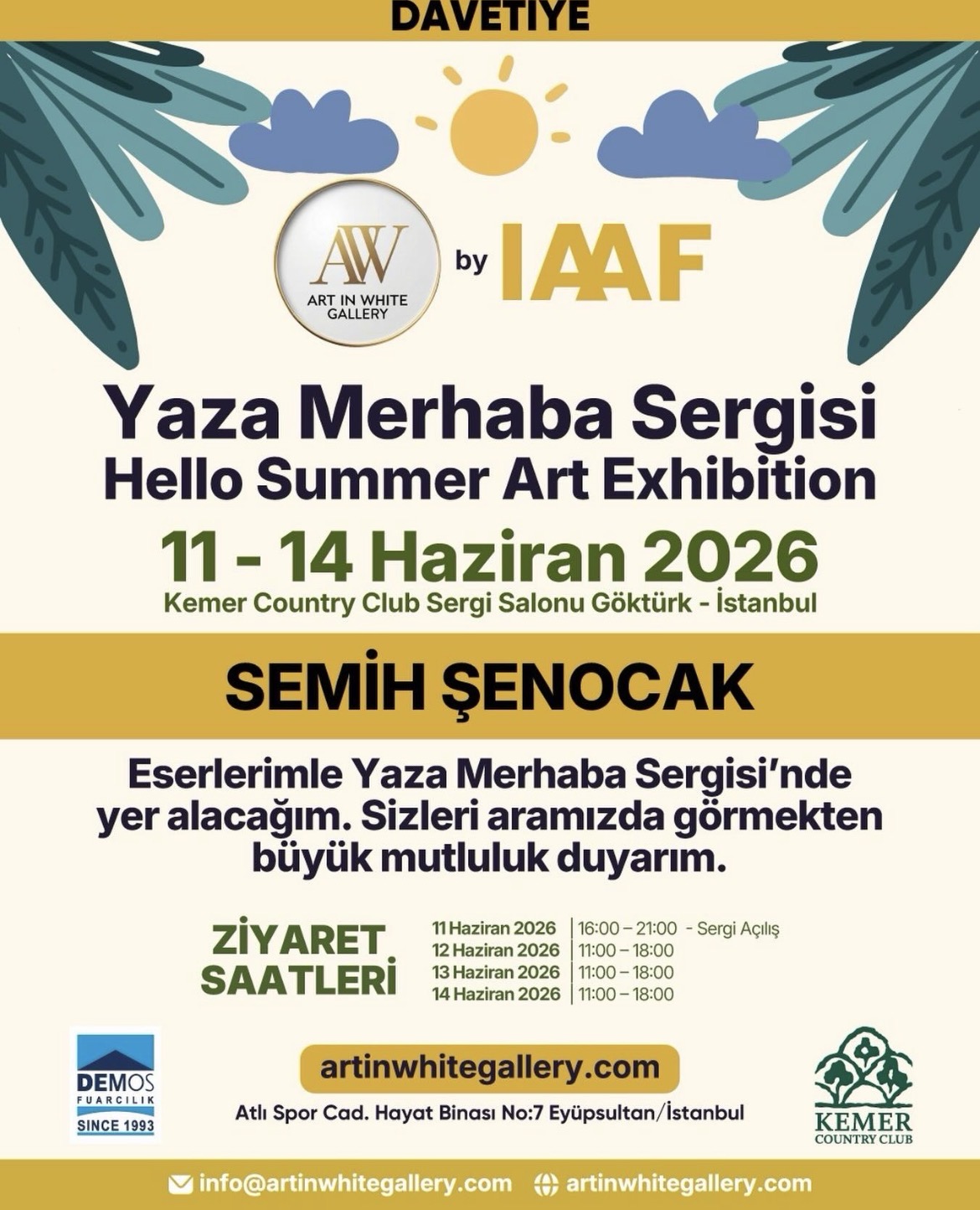 Yaza Merhaba Sergisi