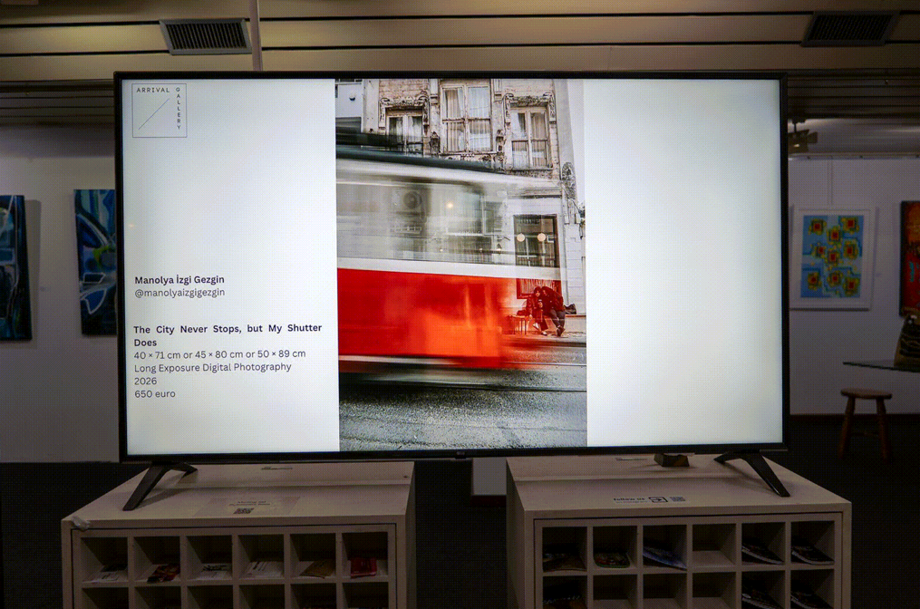 Lisbon Arrival Gallery'de sergilenen sokak fotoğrafım