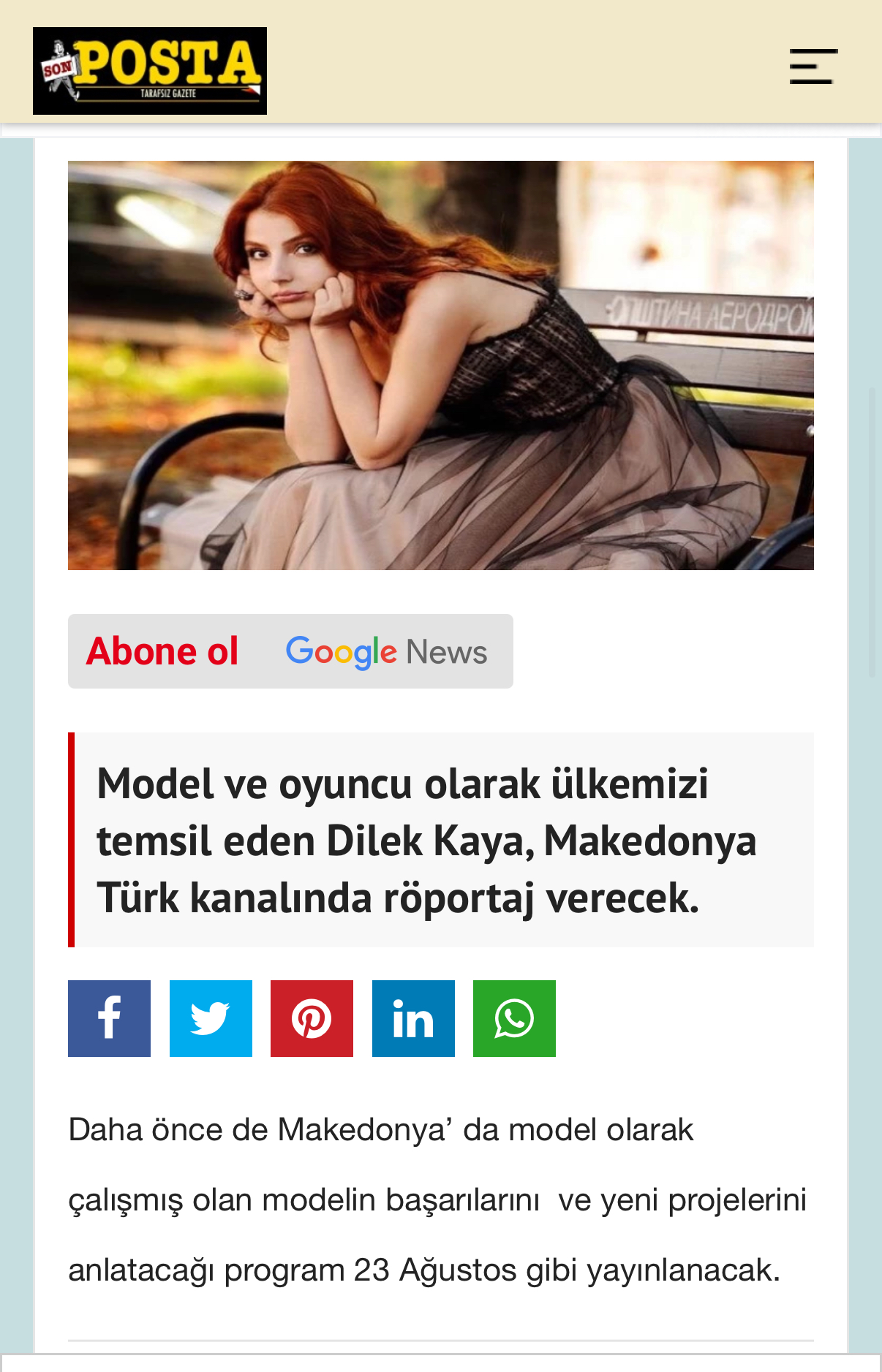 Makedonya ulusal kanal röportajı