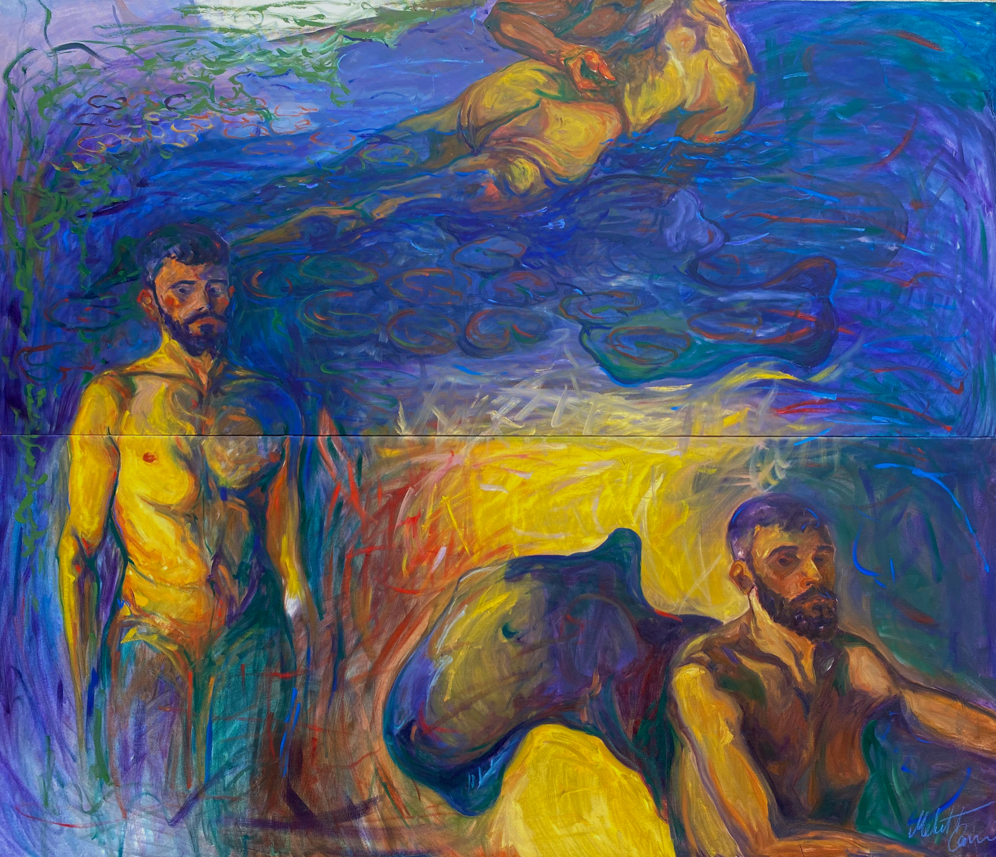 shadow bodies series - First work for self-portrait - 2022 - Melih Can