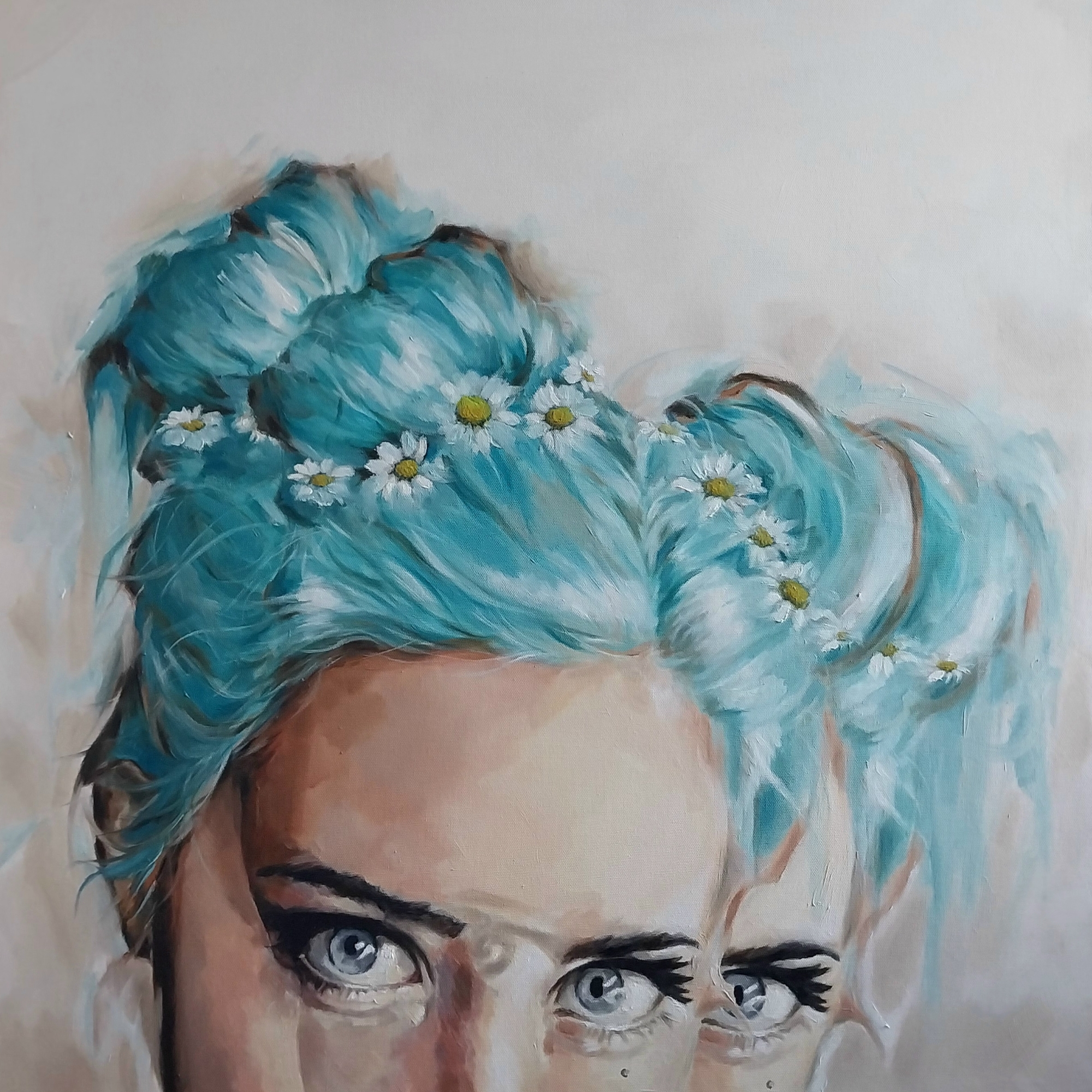 Daisy in Blue - BURCU AKARÇAY