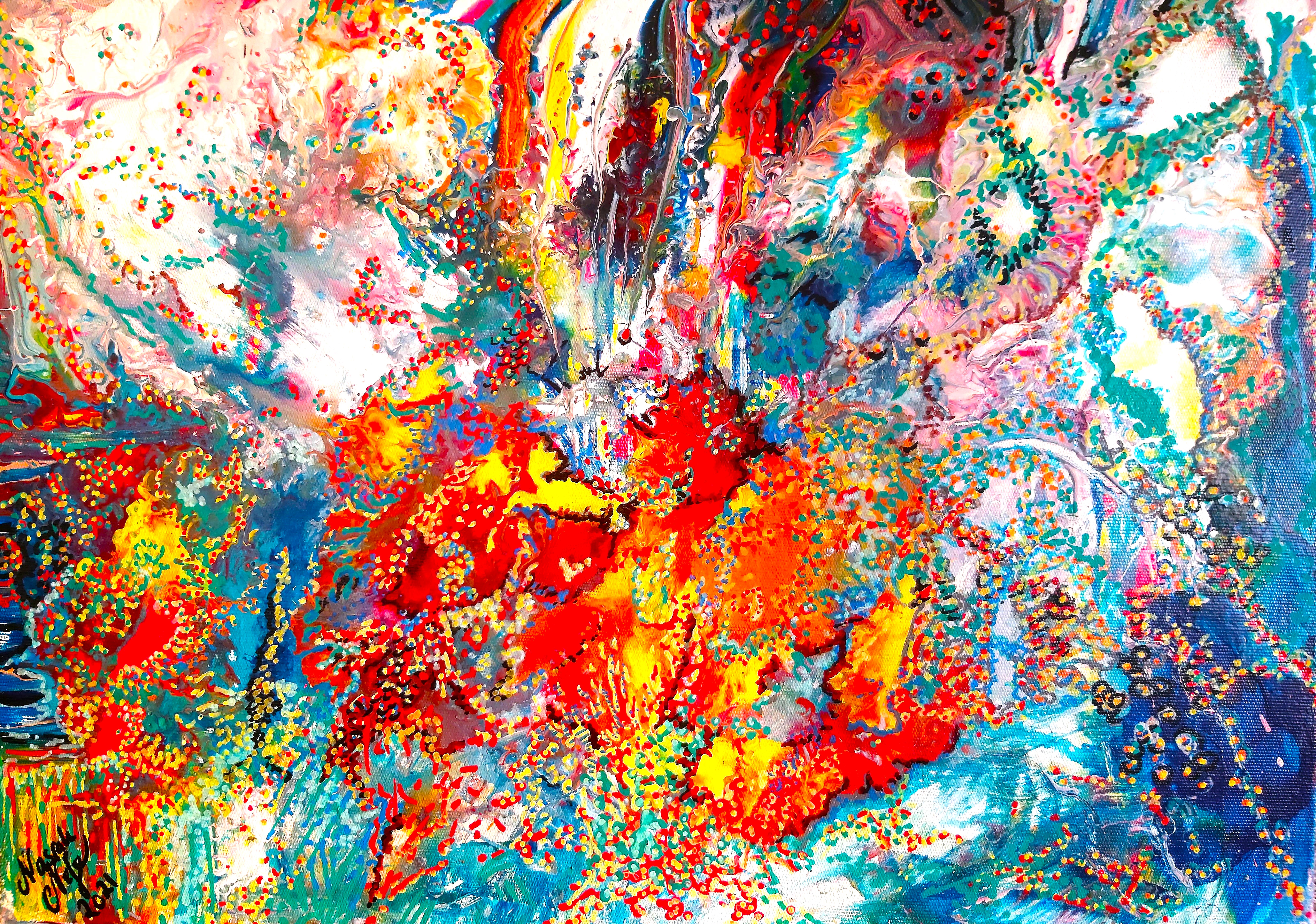 Blue versus Red - Nasrah Nefer