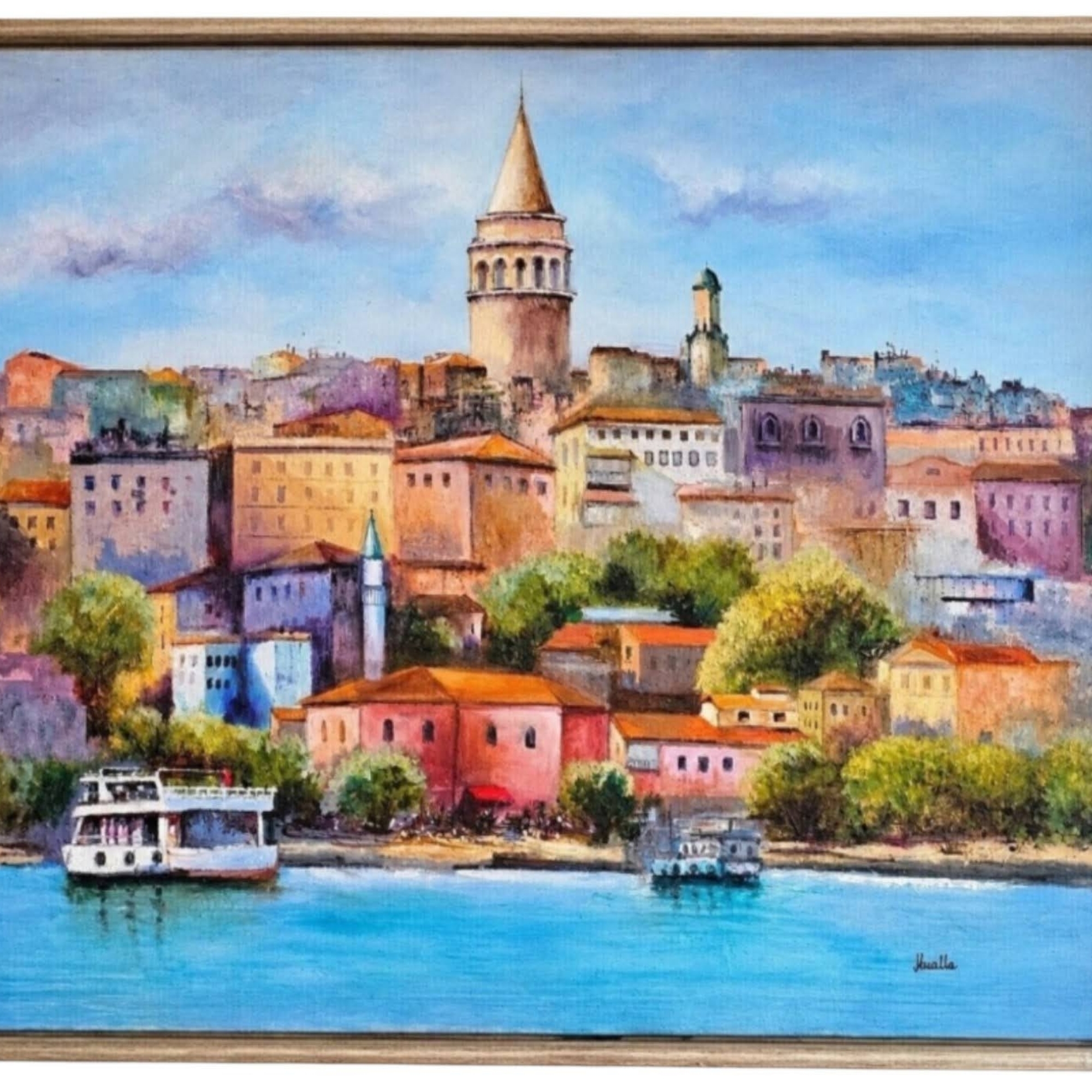 İstanbul'a bakış - Mualla Yiğitoğlu