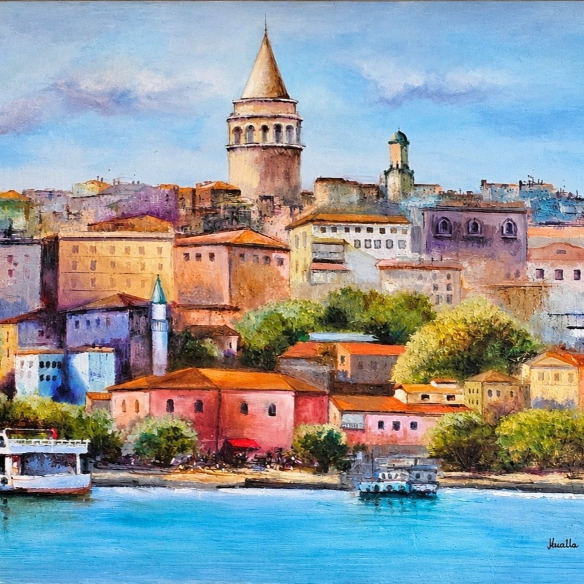 İSTANBUL BOGAZDAN BAKIŞ - Mualla Yiğitoğlu